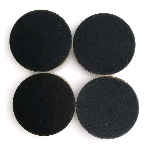 1996 Buick Brass/Leather Drink Coasters Barware Set Vtg Automobile Car Bar Decor - Picture 8 of 11